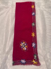 GEORGETTE FESTIVAL SILK WITH BRUSH WORK