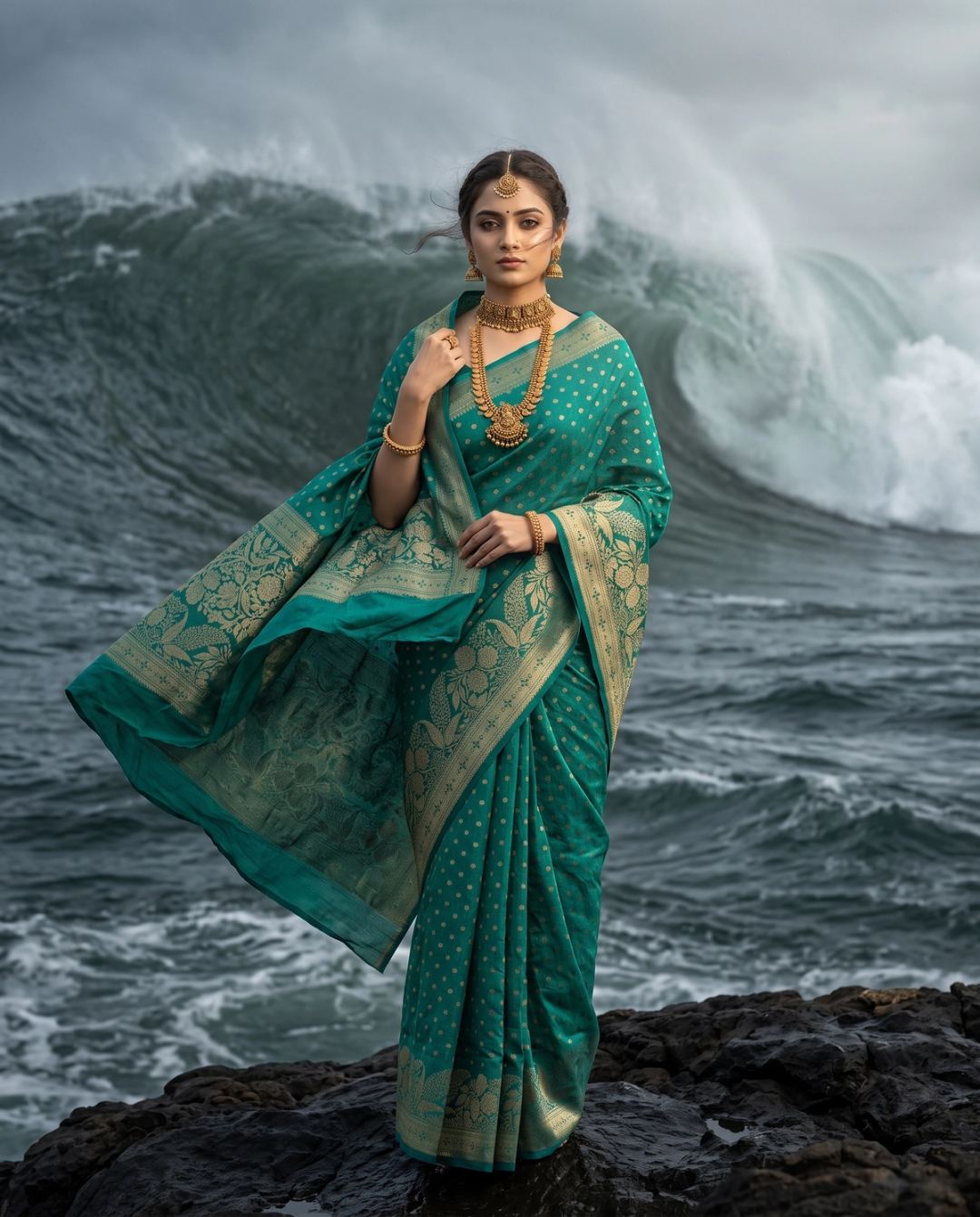 Emerald Green Coastal Splendor