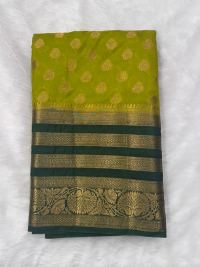 Golden Yellow Silk Radiance Ramp Walk Saree