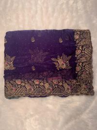 Zari Silk with Zari-Embroidered Saree
