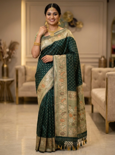 Bhaglpuri Soft Silk Saree