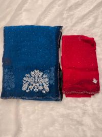 Burgundy Festive Elegance Saree