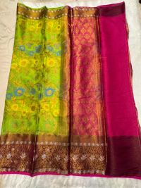 Royal Blue Heritage Silk Saree