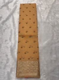 BANARASI CHICKEN WORK LINEN FANCY BORDER