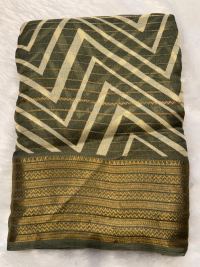 HEAVY GEROGETTE FANCY BORDER