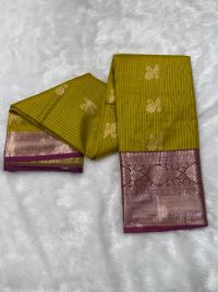 Golden Yellow Ethnic Radiance Saree