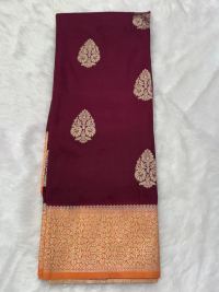Maroon Gold Zari Heritage Splendor