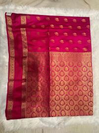 Magenta Silk Festive Elegance