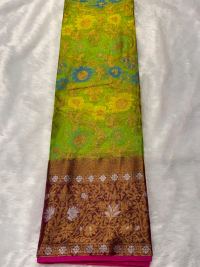 Royal Blue Heritage Silk Saree