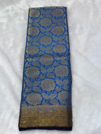 Blue Gold Zari Temple Muse