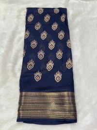 Navy Blue Gold Butta Regal Muse