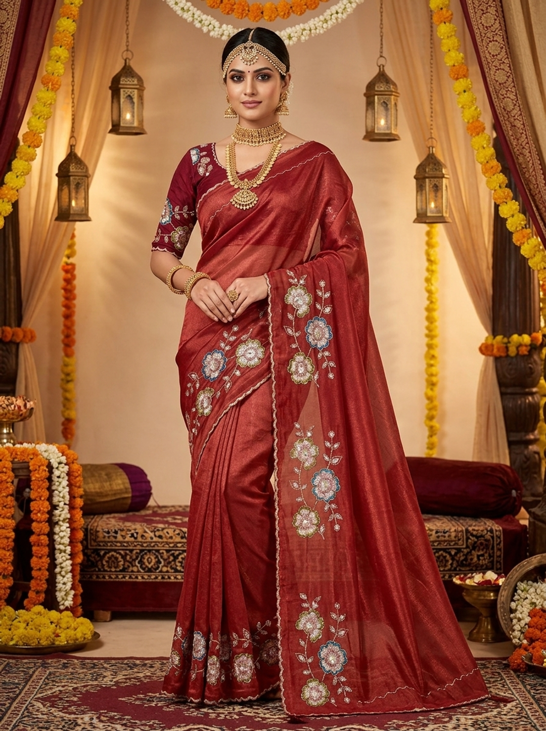 Emerald Green Festive Elegance