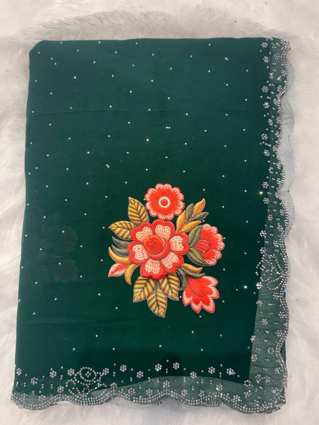 GEROGETTE DIGITAL FOIL PRINT FANCY