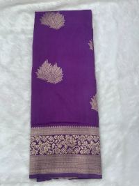 Purple Zari Silk Urban Elegance