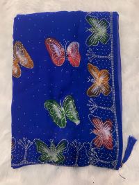 BRUSH PAINTING WITH COLOURFULL BUTTERFLY WITH SARWASOKI
