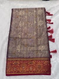 Mauve Silk Diwali Splendor