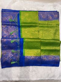 Lime Green Blue Zari Riverside Grace