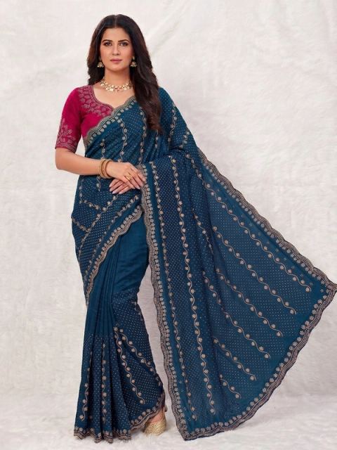 Embroidary Festive Elegance Saree 
