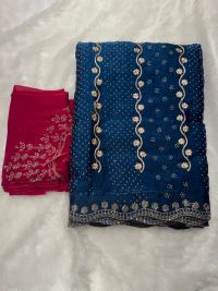 Embroidary Festive Elegance Saree