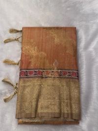 Burnt Orange Ethnic Serenity Saree