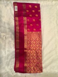 Magenta Silk Festive Elegance