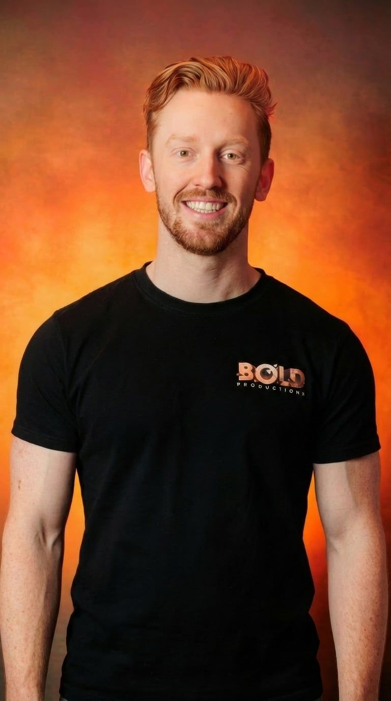 Creative Director Mike Ampting. Eigenaar van Bold Productions en contentspecialist.
