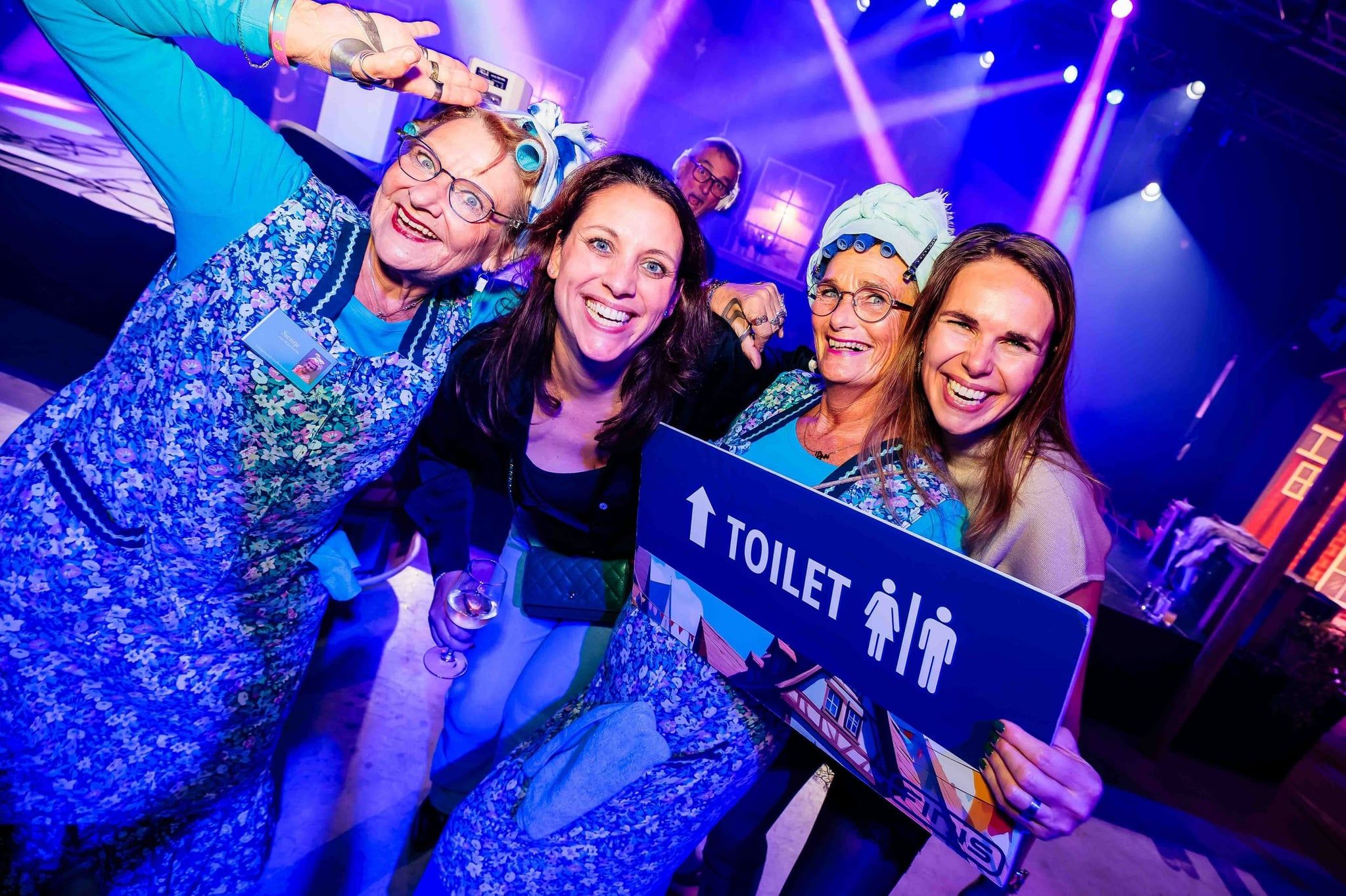 Foto tijdens een bedrijfsfeest. Vastgelegd door Bold Productions, contentspecialist voor Events & Artiesten.
