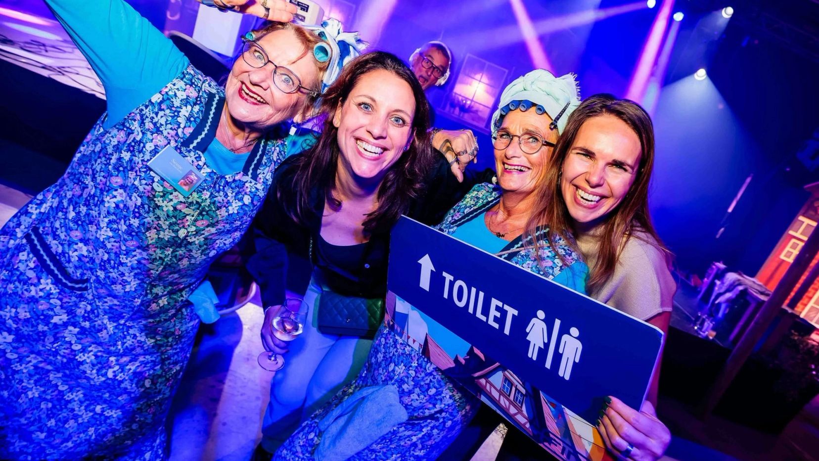 Foto tijdens een bedrijfsfeest. Vastgelegd door Bold Productions, contentspecialist voor Events & Artiesten.