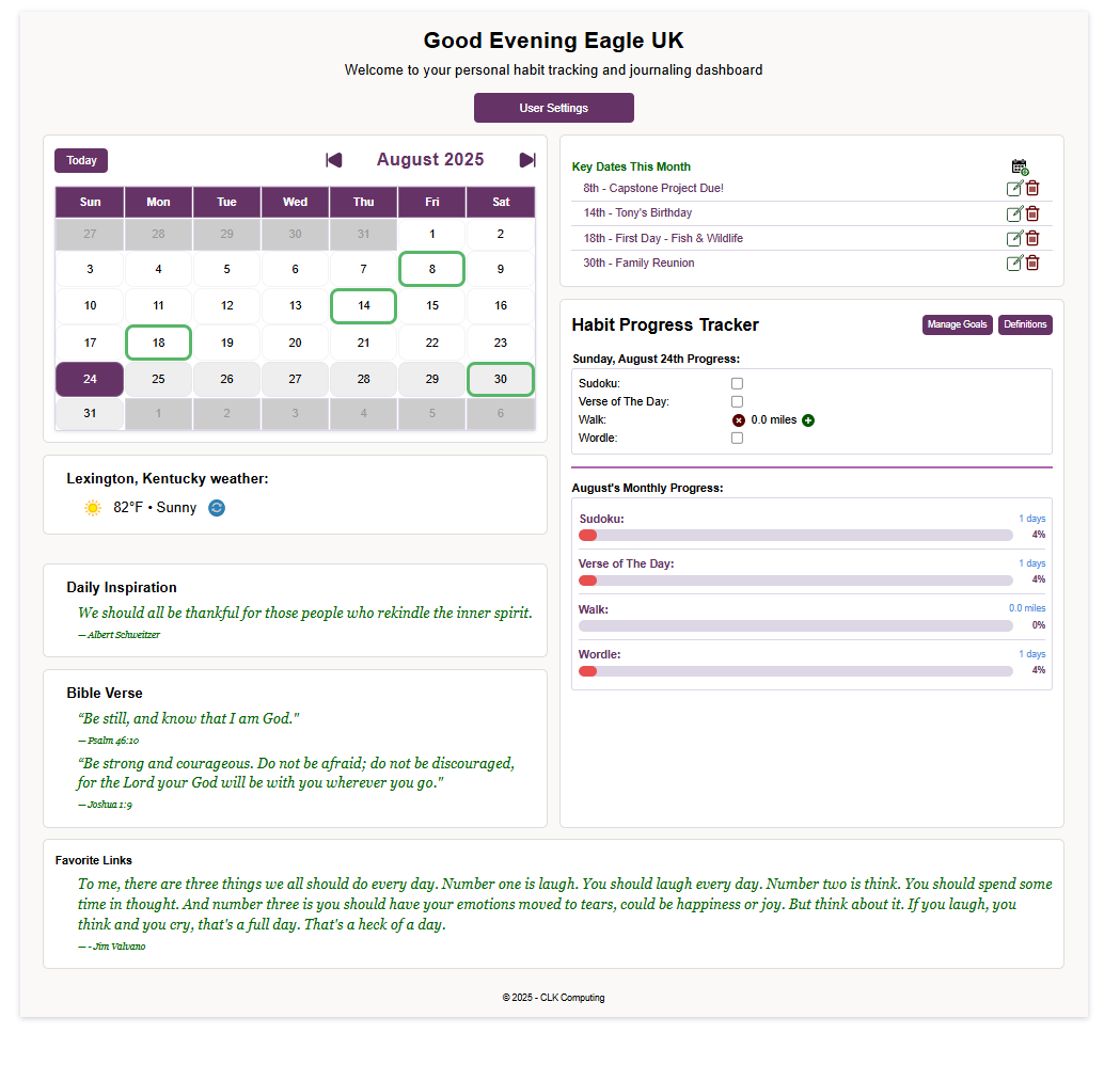Daily Life Tracker screenshot