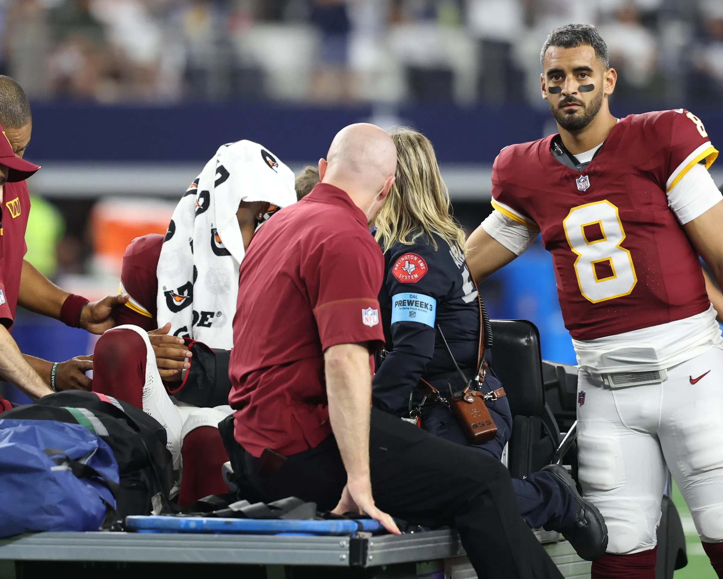 Commanders Fall to 0-2, Jayden Daniels Injures Elbow vs Cowboys