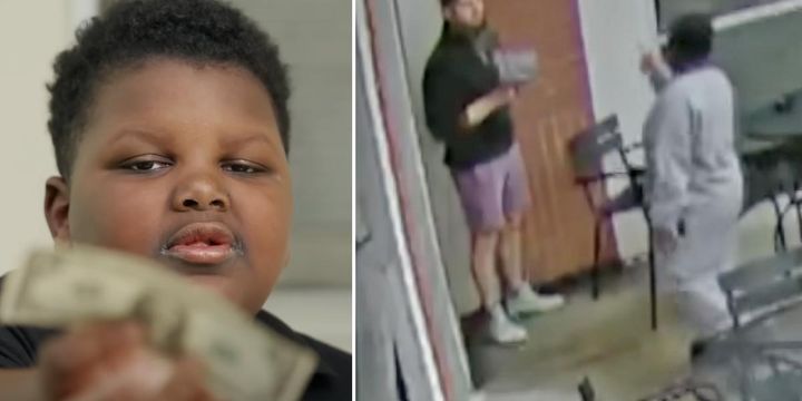 9-Year-Old Shares His Only Dollar