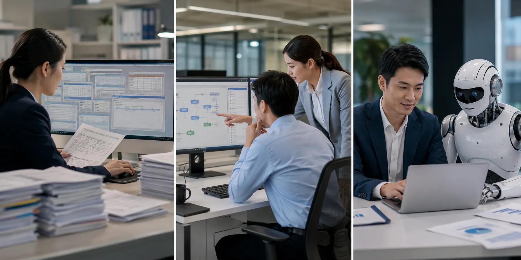 เปรียบเทียบ RPA สำหรับงานข้อมูลซ้ำ Workflow Automation และ AI ผ่านสามสถานการณ์การทำงาน