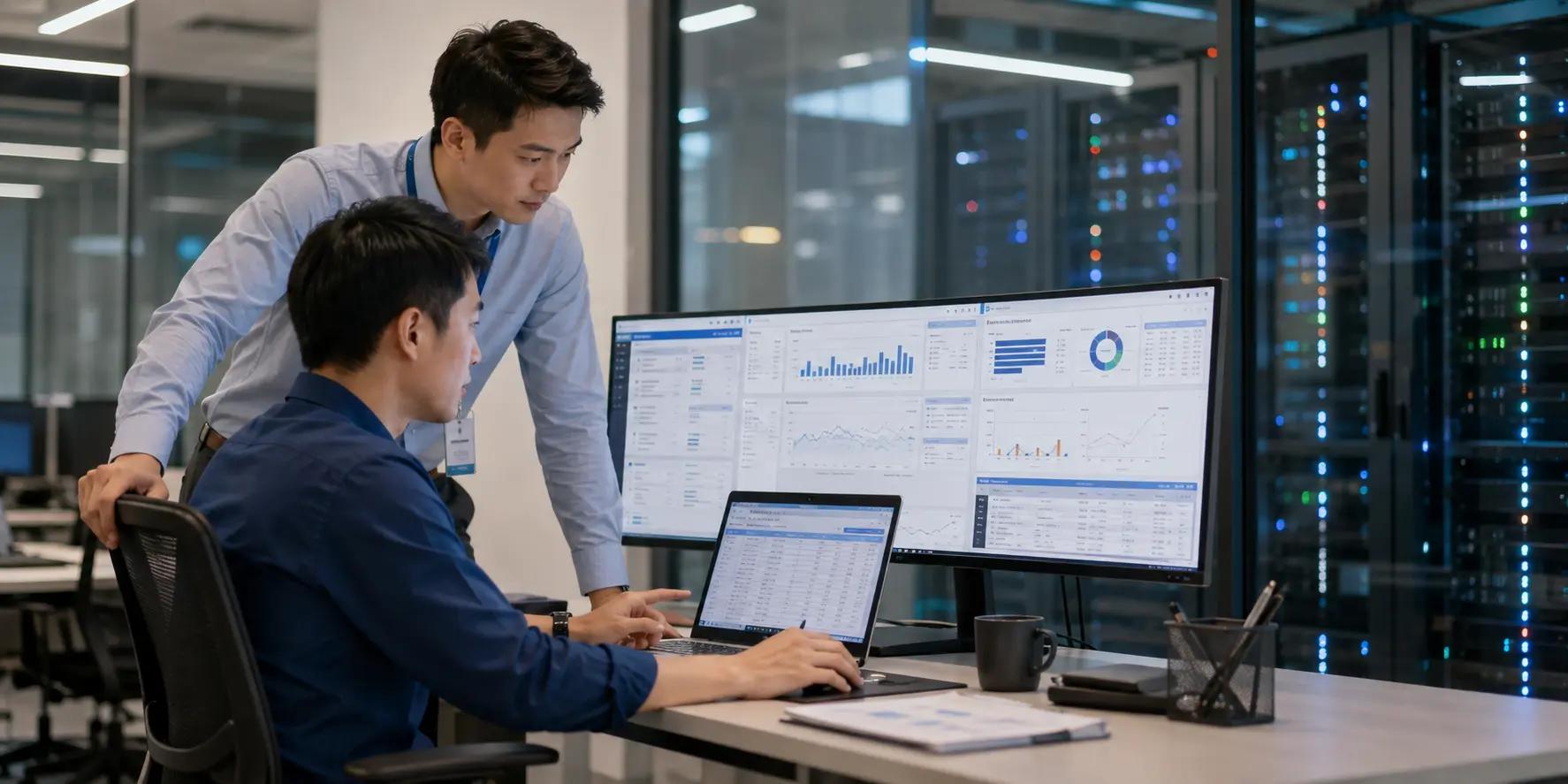 ทีมข้อมูลตรวจ Dashboard วิเคราะห์ธุรกิจหน้าห้องเซิร์ฟเวอร์ที่รองรับ Data Warehouse