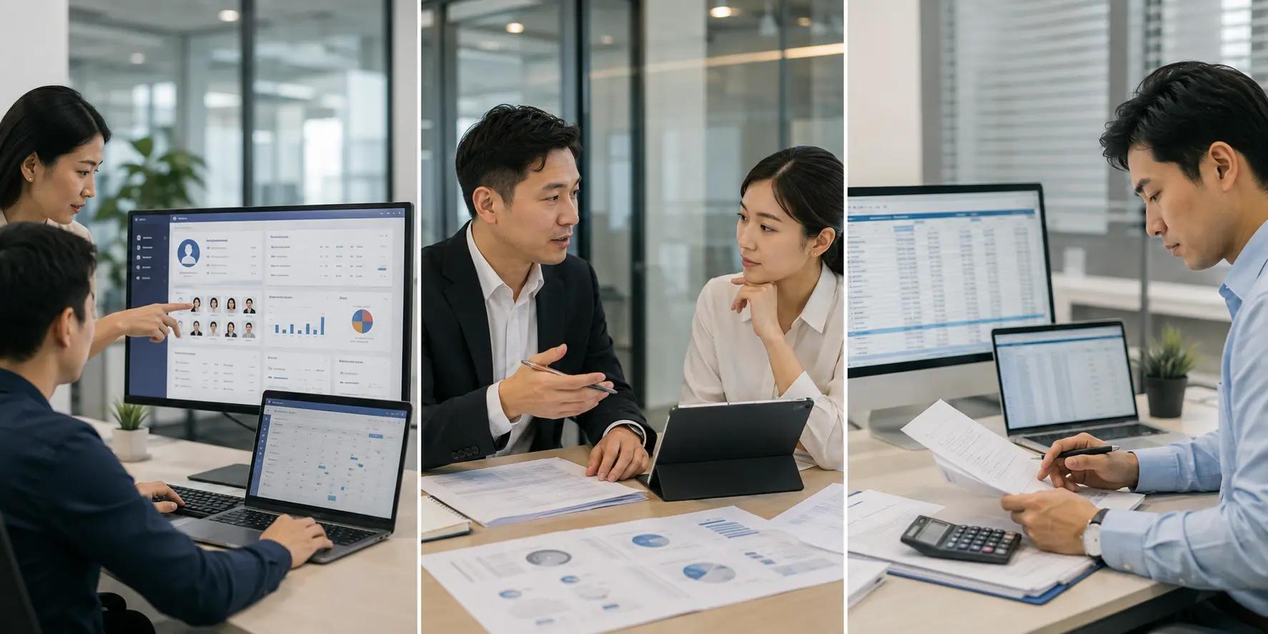เปรียบเทียบงาน HRIS, HRM และ Payroll ผ่าน Dashboard พนักงาน การบริหารบุคลากร และการคำนวณเงินเดือน