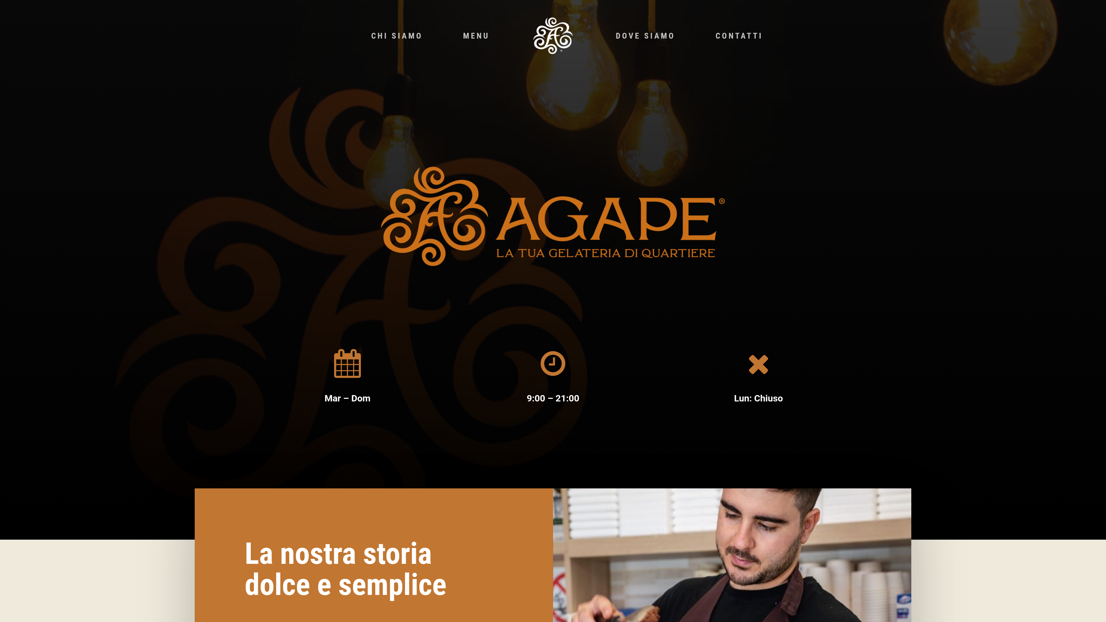 Agape Gelateria — Design & Development, 2025