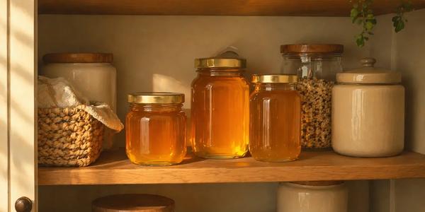 Honey storage in the pantry