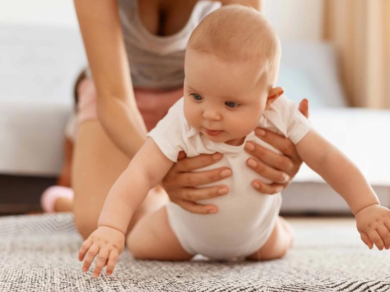 Playing with your 6-9 month old: simple games for sitting, crawling, and babbling
