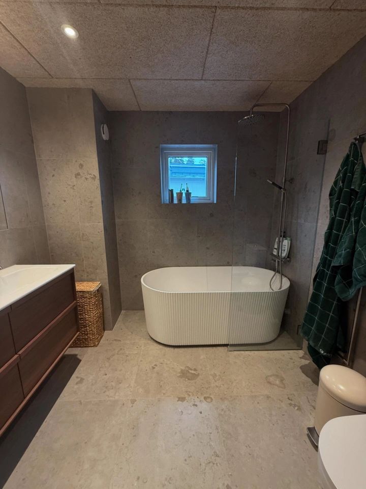 Avslutad badrumsrenovering till helgen med ett kanon resultat