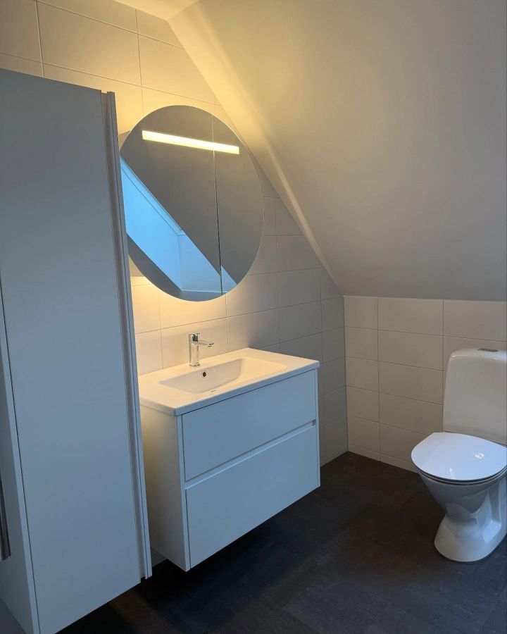 Avslutad badrumsrenovering ute i segeltorp