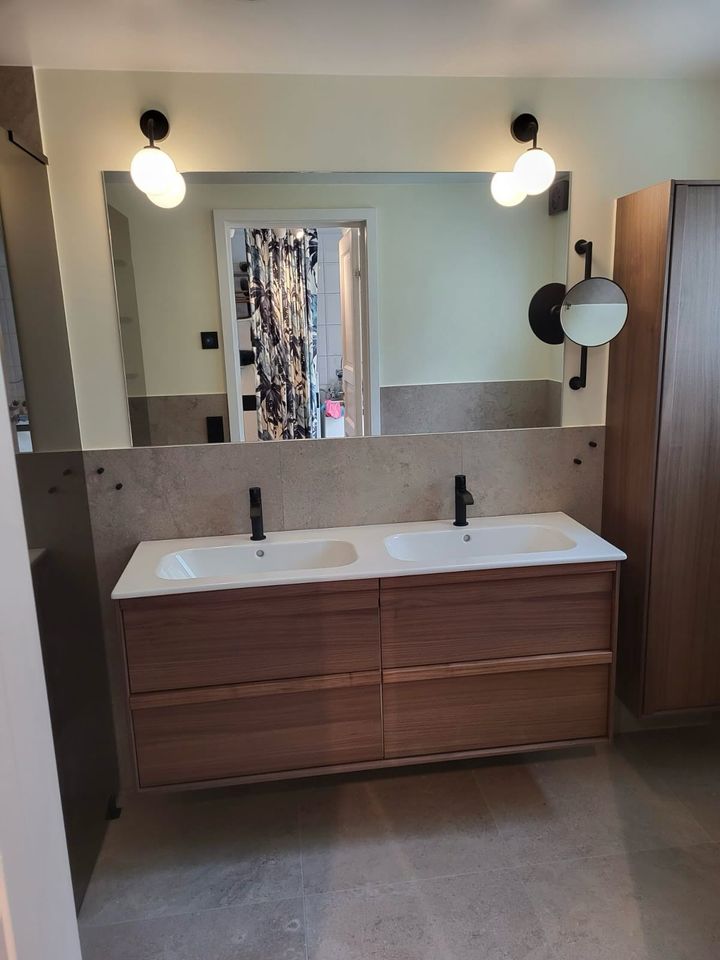 Avslutad badrumsrenovering