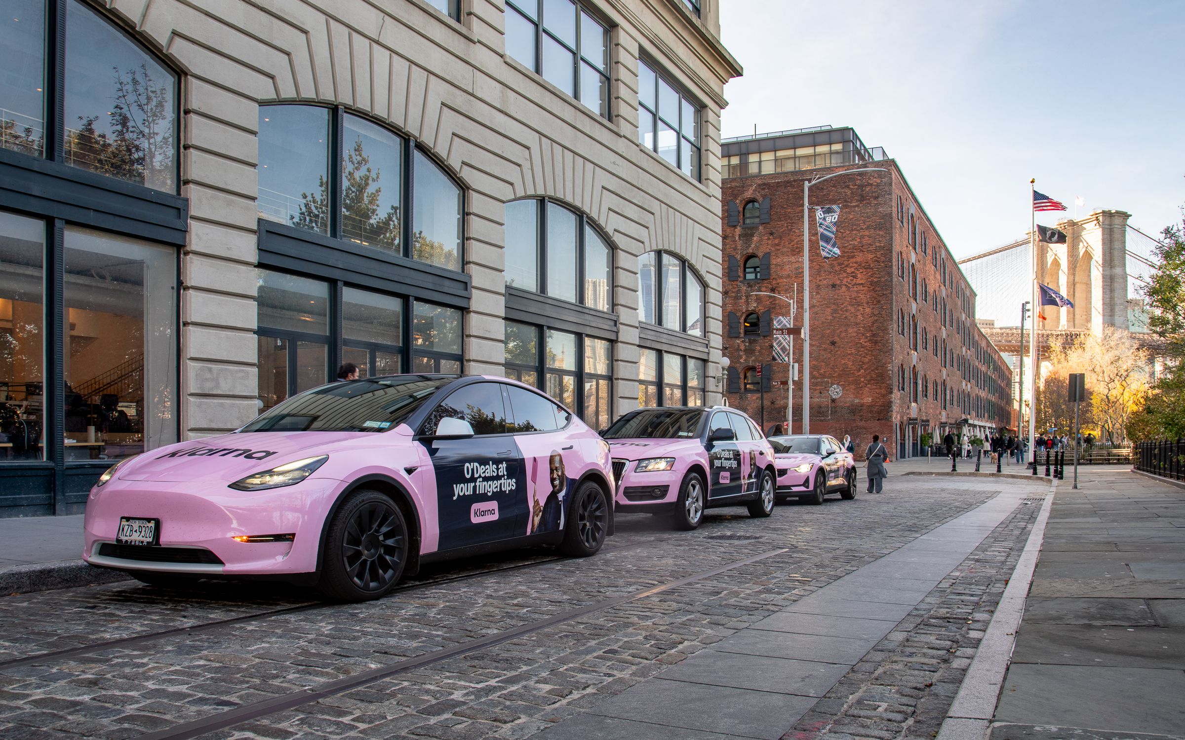 Klarna wrapped rideshare cars in NYC