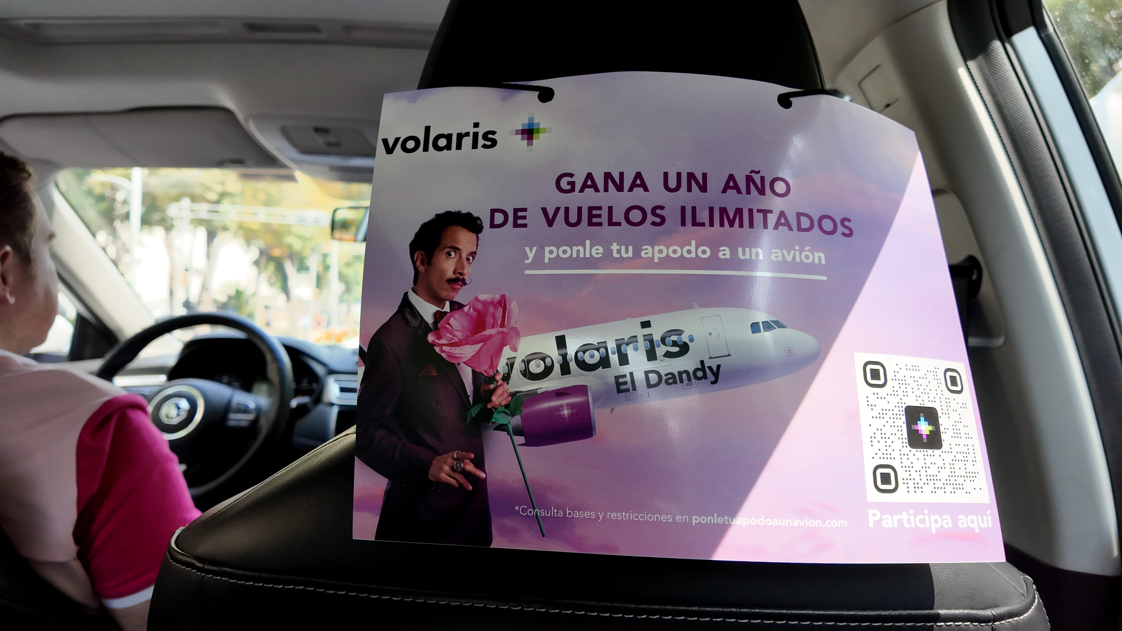 Volaris wrapped car campaign