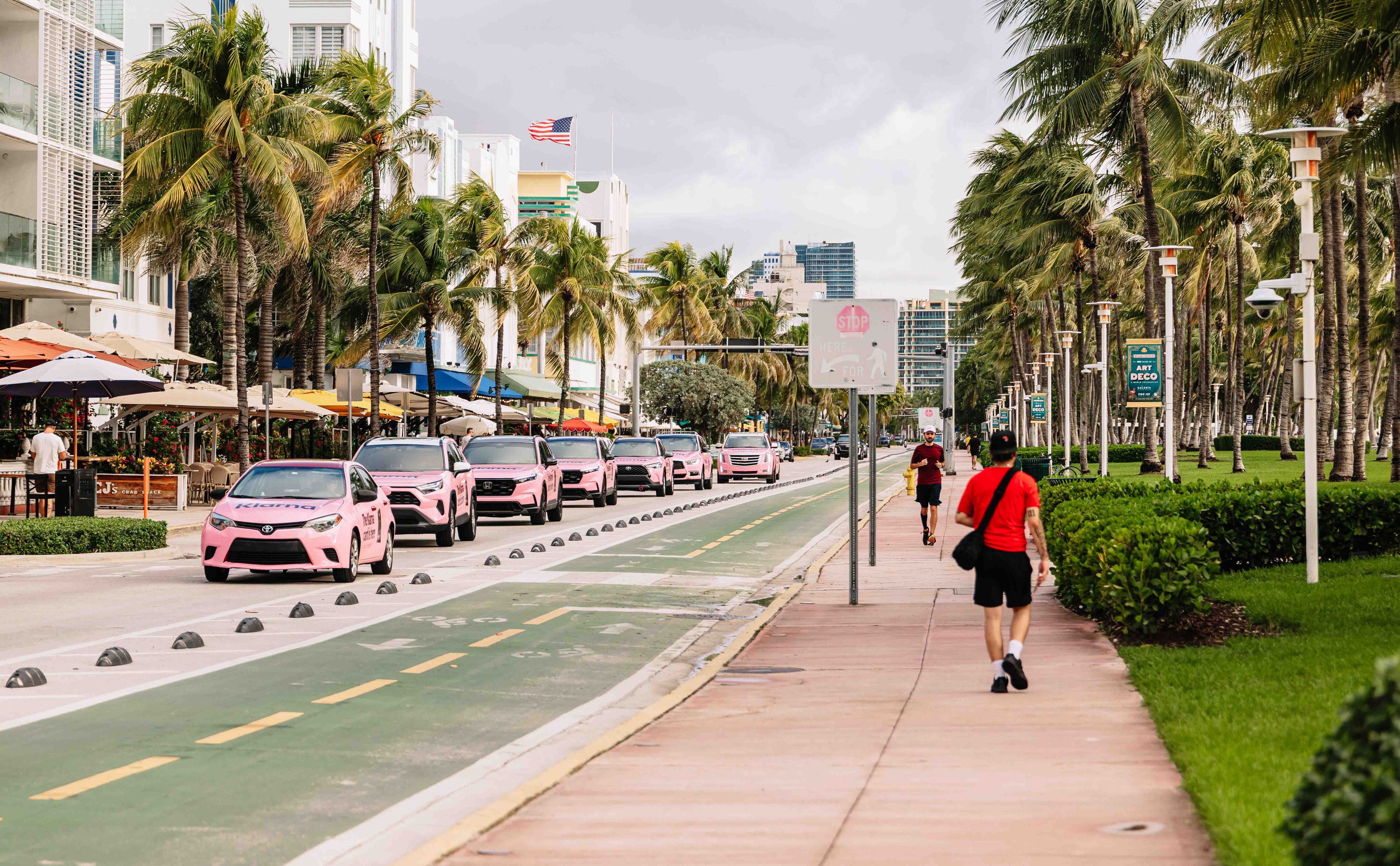 klarna wrapped car miami