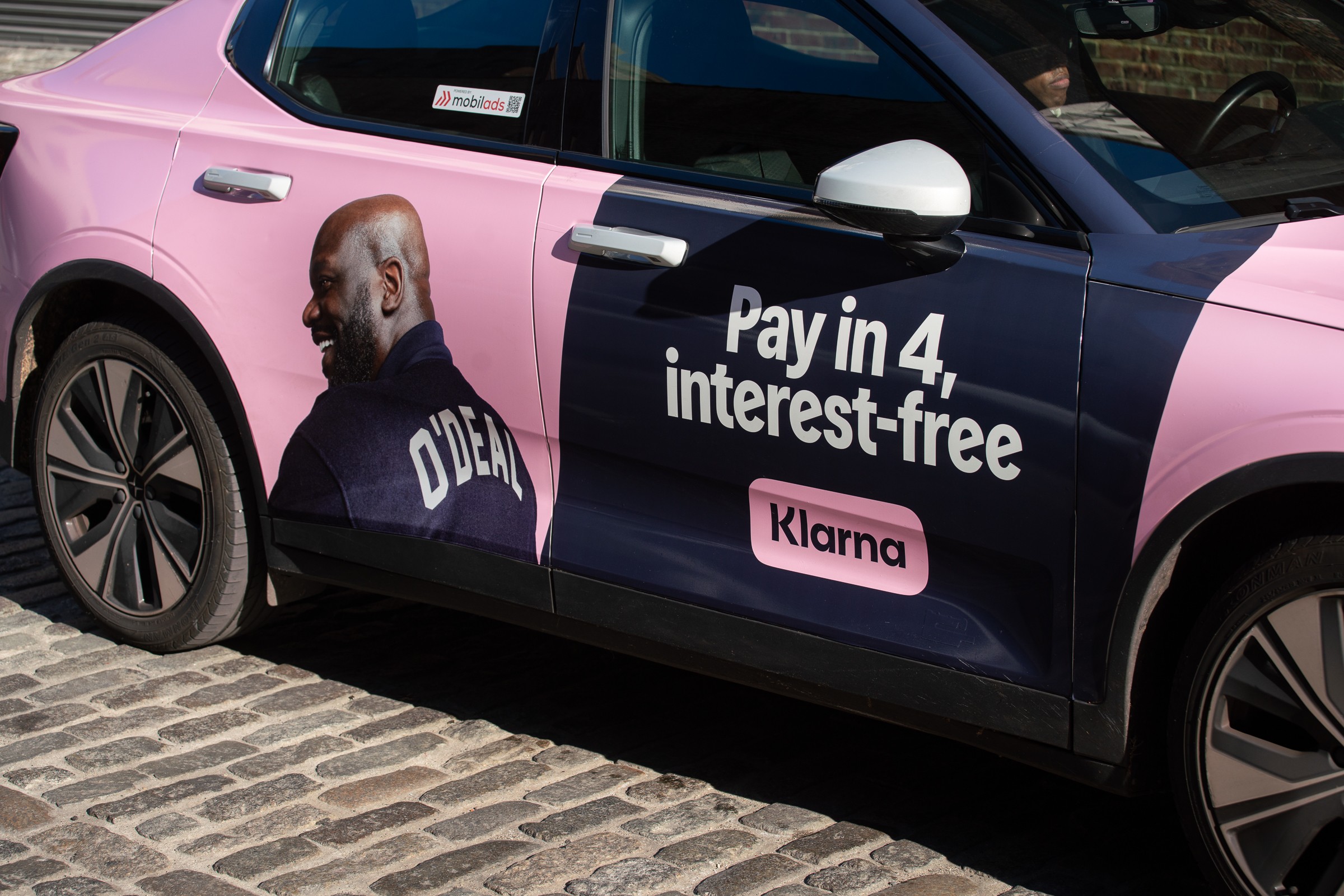 Klarna wrapped rideshare cars in NYC