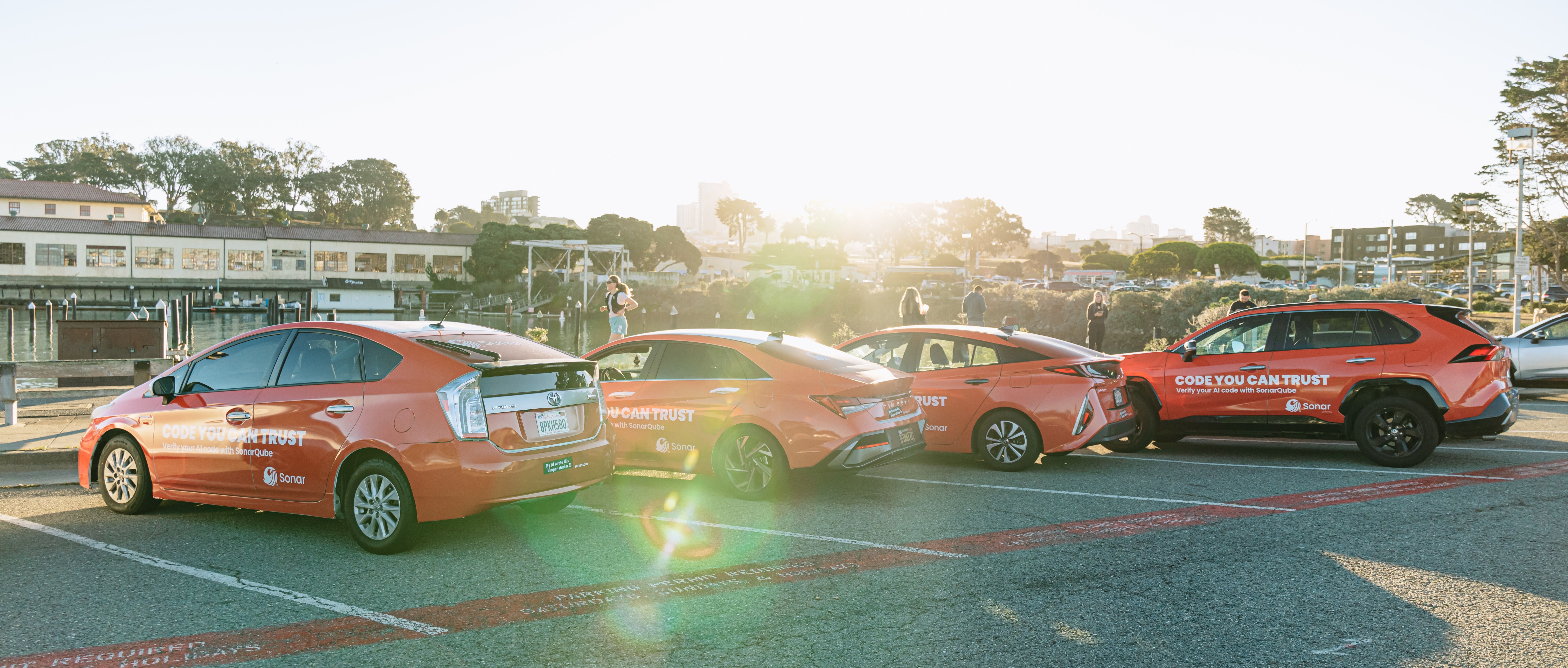 Sonar OOH wrapped car campaign in San Francisco via GOOD TRAFFIC