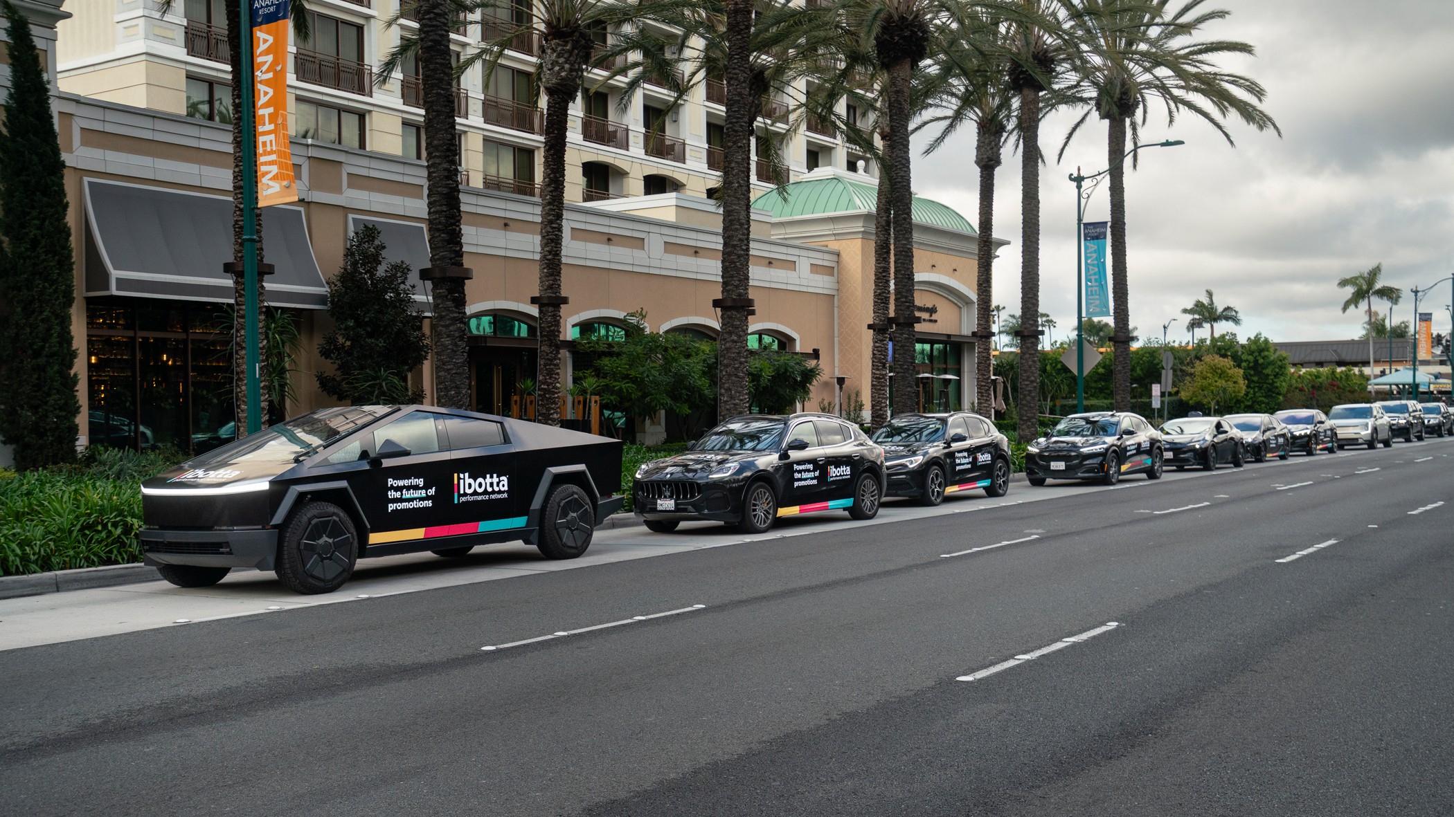 Ibotta wrapped car Good Traffic campaign