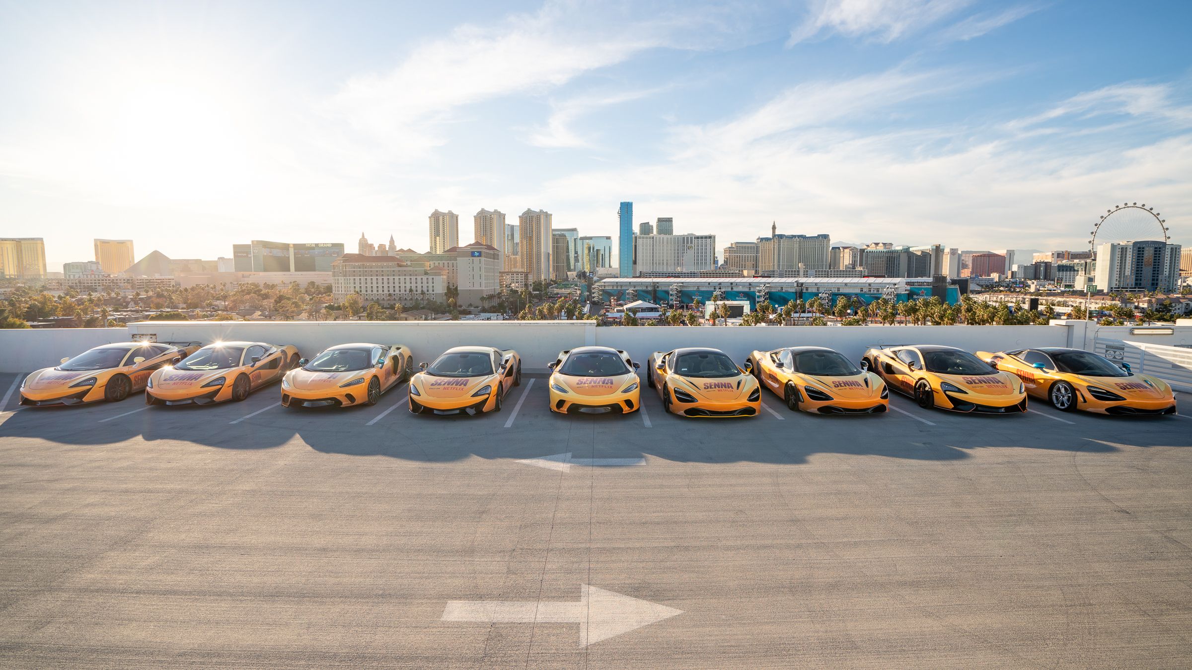 Netflix Senna wrapped rideshare car OOH campaign