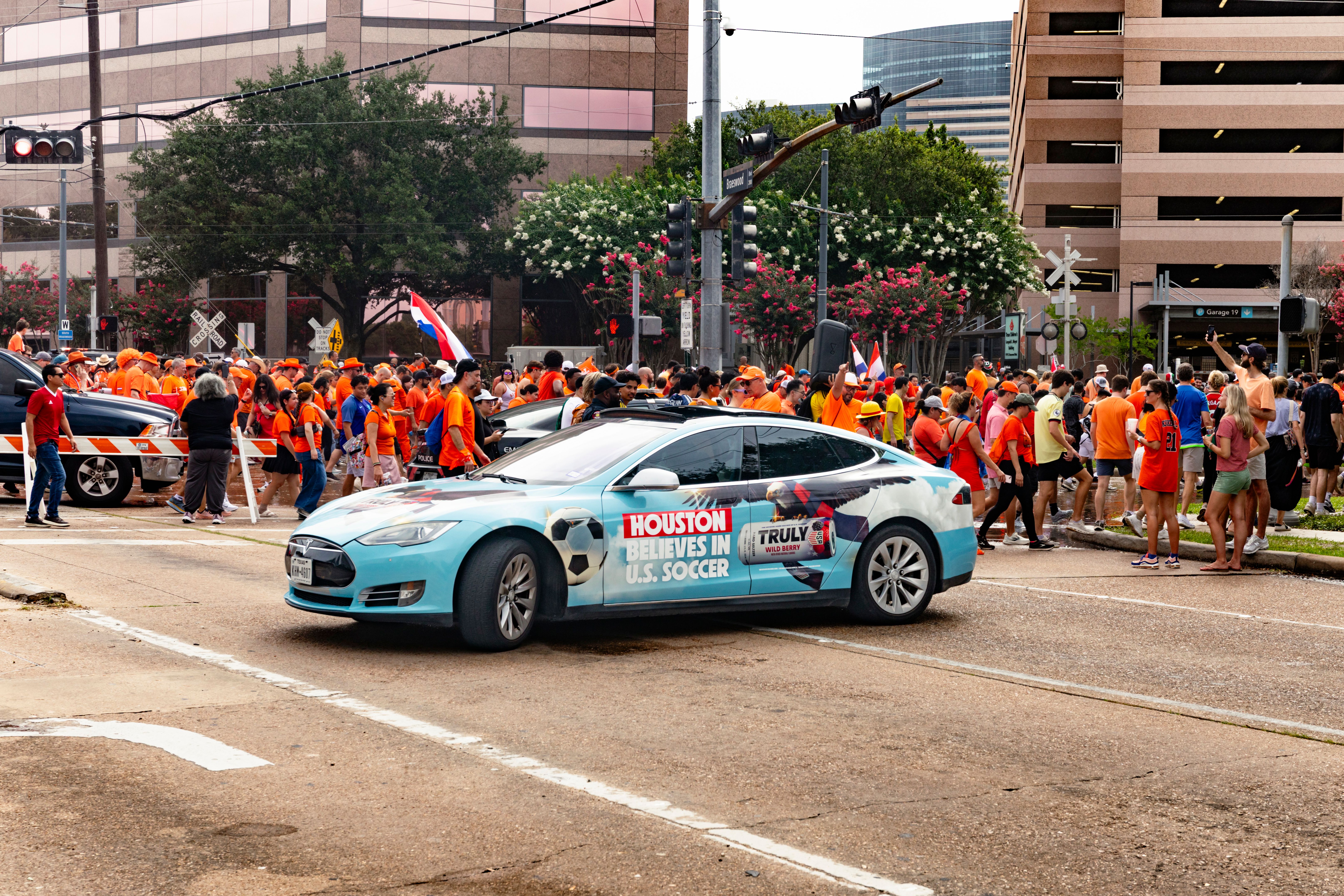 Truly wrapped cars take over Houston and Kansas City during the 2026 FIFA World Cup
