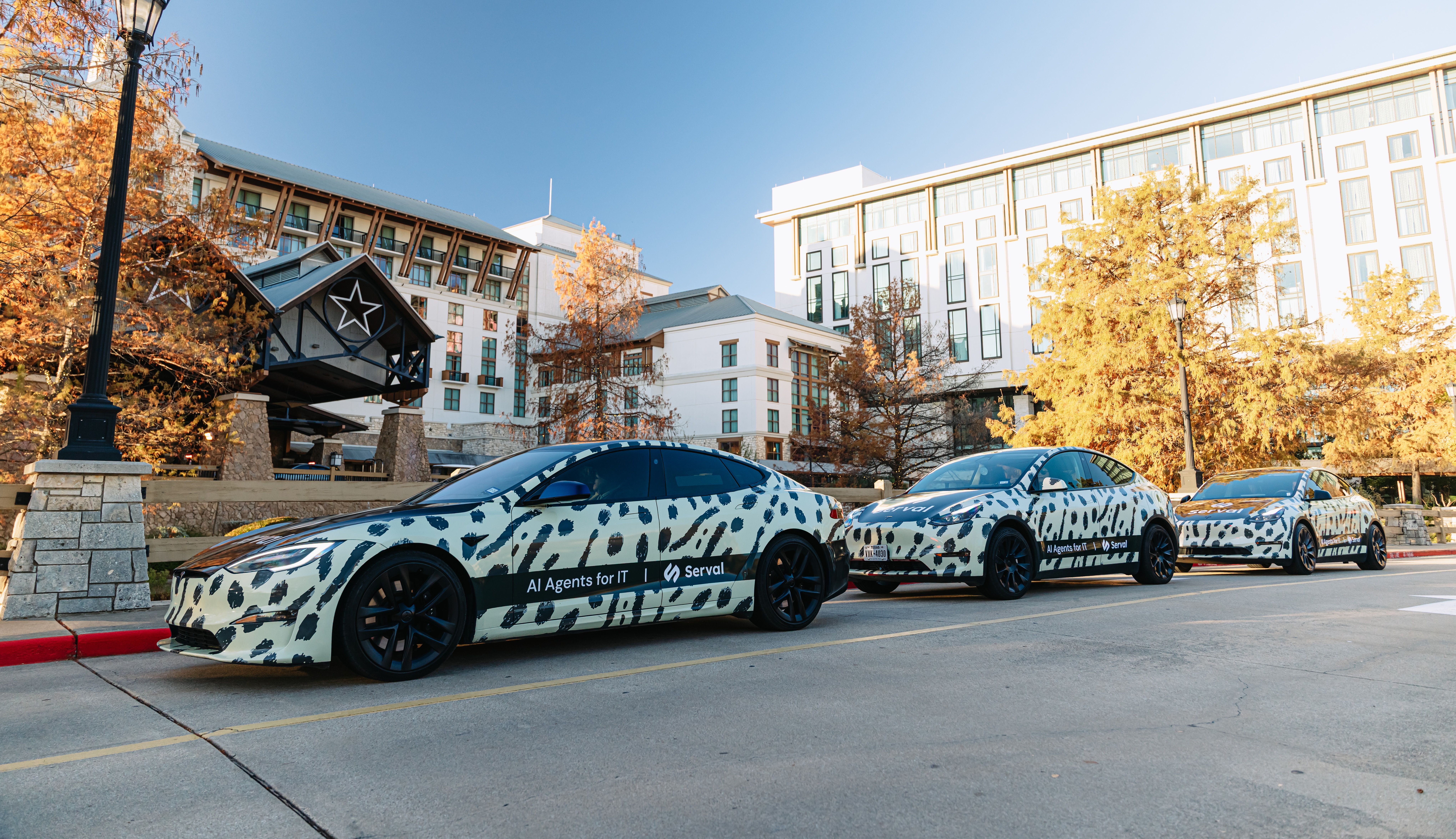 Serval wrapped car campaign in Grapevine TX at Gartner conference via GOOD TRAFFIC