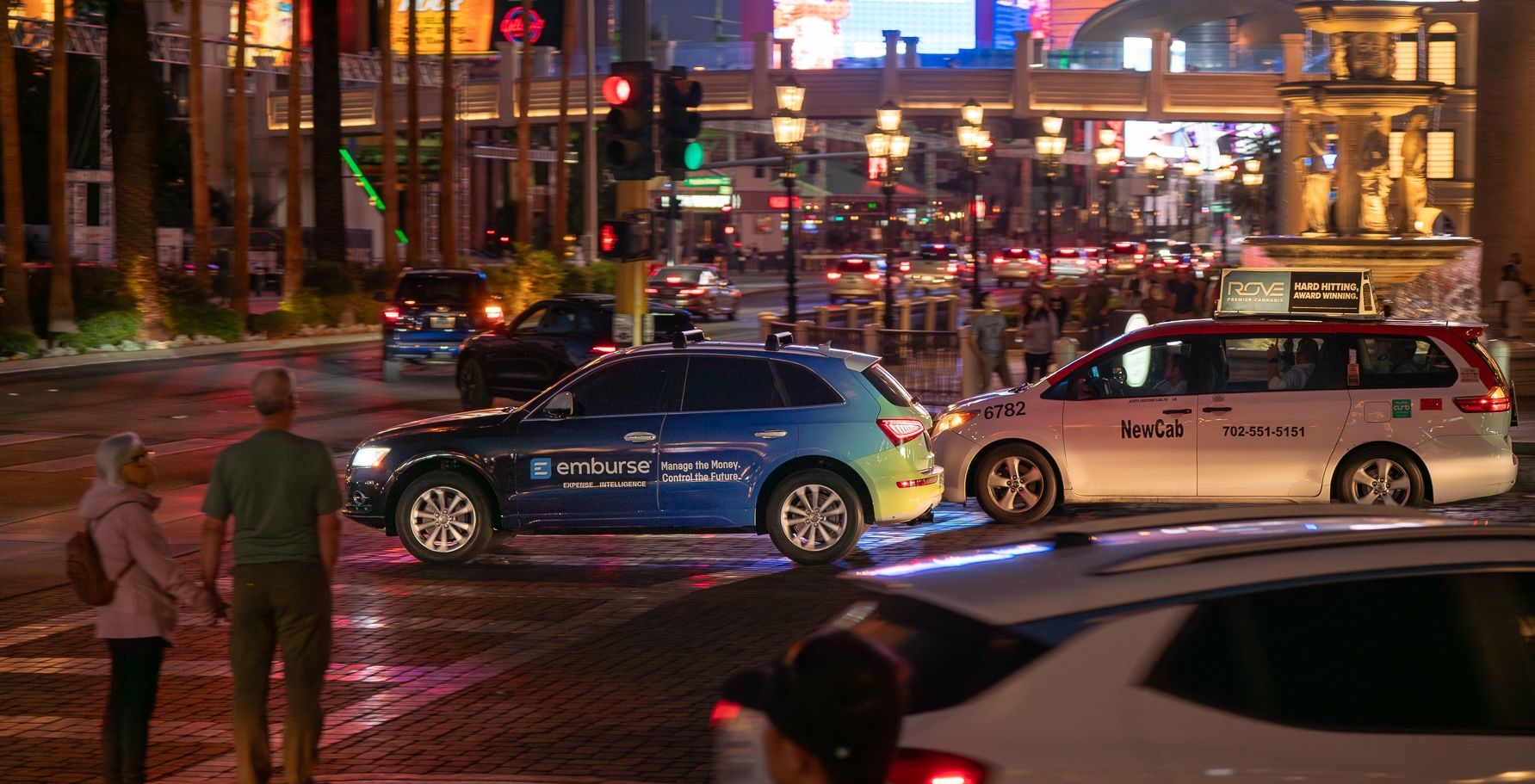 Emburse wrapped car OOH campaign in Las Vegas via GOOD TRAFFIC
